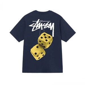 stussy fuzzy dice tee
